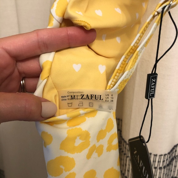 ZAFUL Reversible Leopard Heart One-piece Swimsuit - Picture 6 of 7